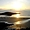 Coucher de soleil hivernal à la plage de Ty Anquer