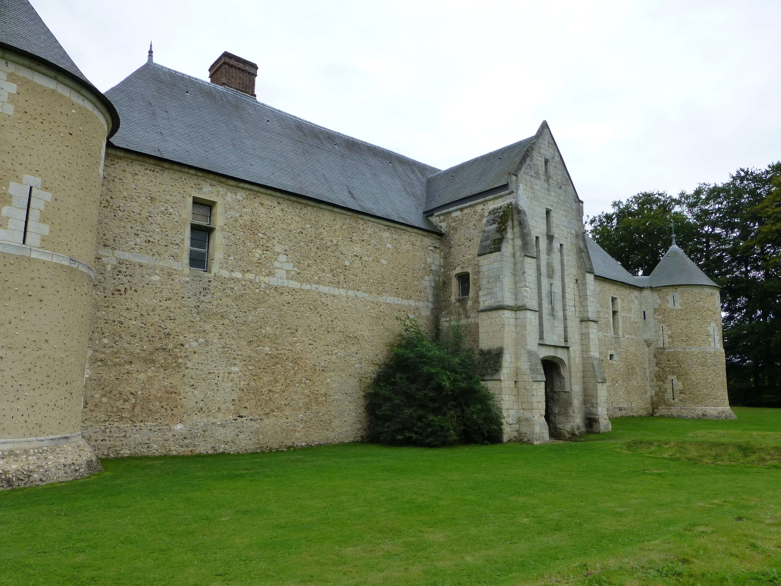 Façade ouest retapée Façade ouest retapée