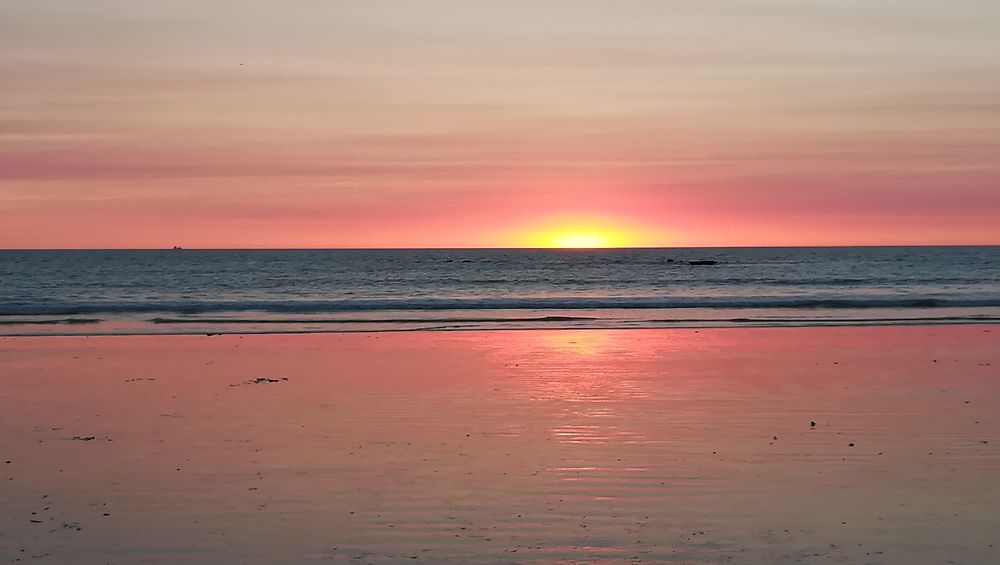 Coucher de soleil sur cable beach ... 