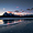 Lever de soleil sur Abraham Lake, Alberta, Canada