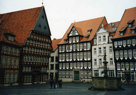 la place centrale de Hildesheim