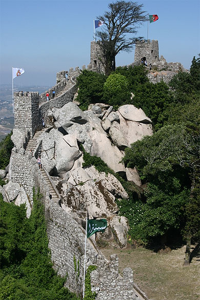 Le château des Maures à Sintra Le château des Maures à Sintra