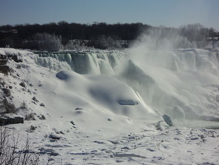 Les Chutes du Niagara ont gelé