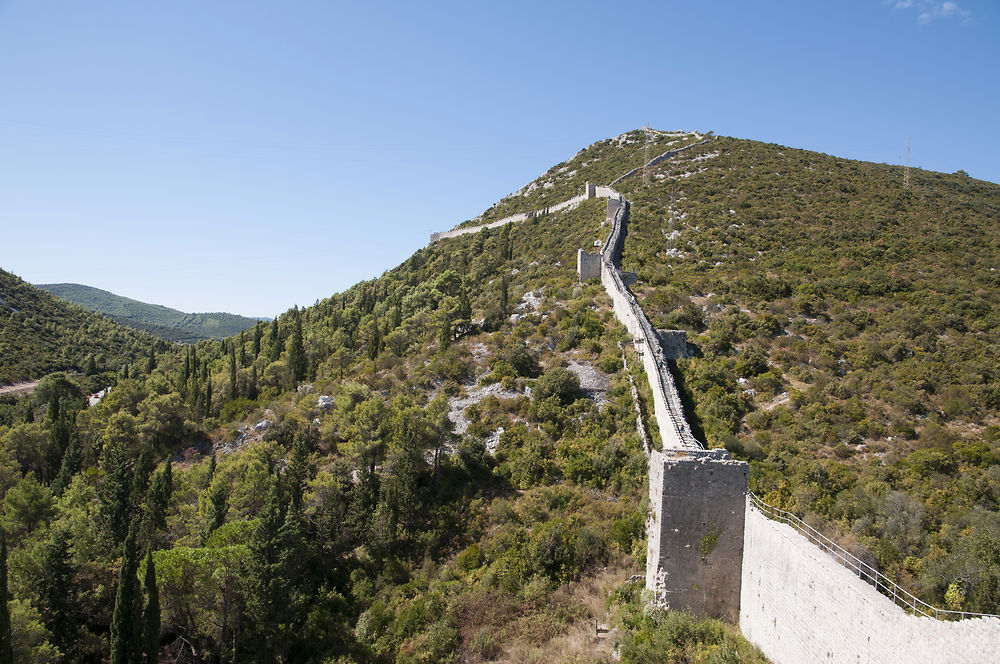 La grande muraille de Ston 