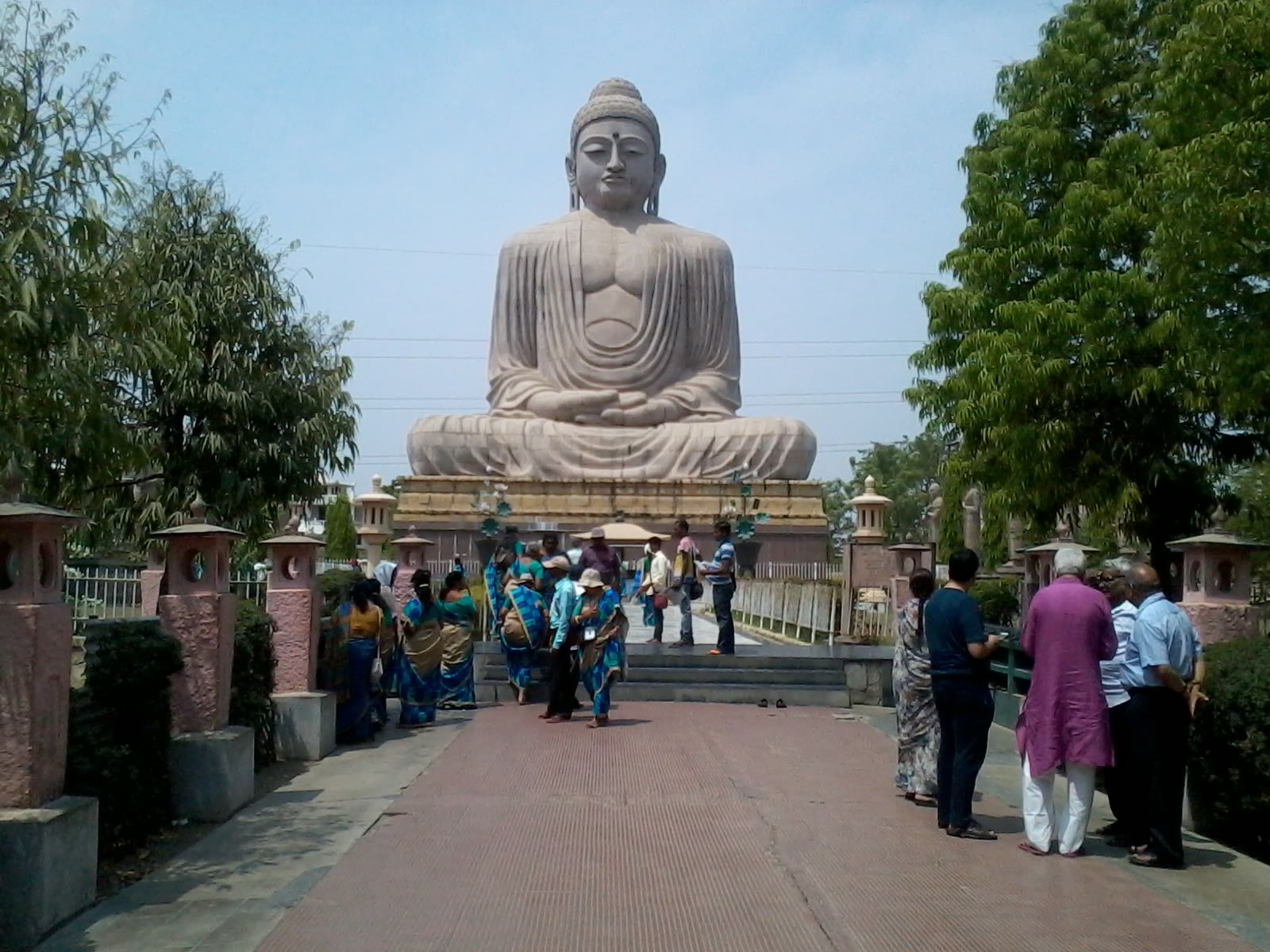 Bodhgaya - Le  Grand Bouddha