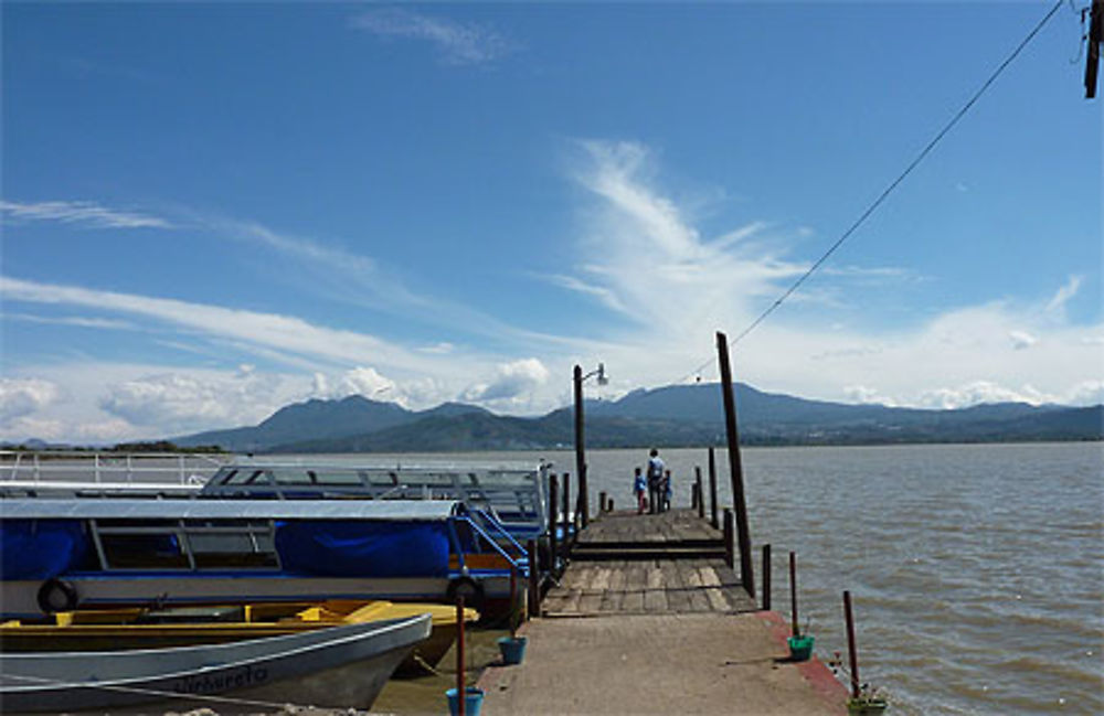 Un quai de l'Île de Janitzio