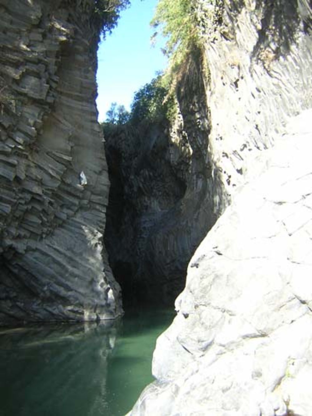 Les gorges de l'Alcantara