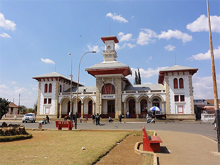 La gare d'Antsirabe La gare d'Antsirabe