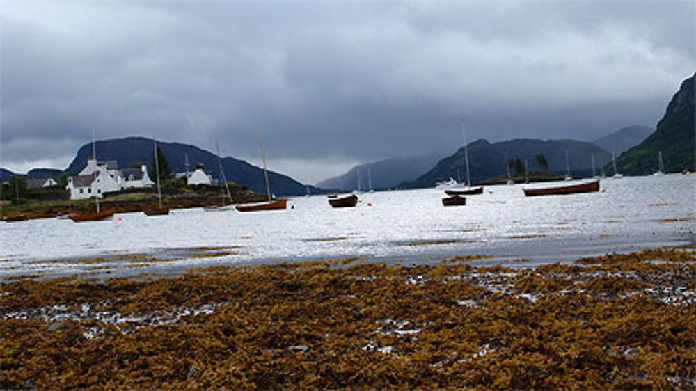 Sur les bords du loch carron à Plockton