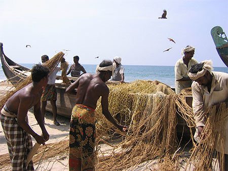 Pêcheurs de Varkala