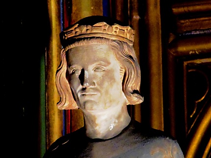 Statue de Saint Louis (détail)