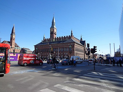 Le trafic à Copenhague