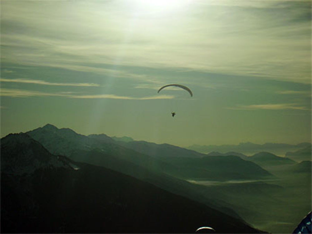 Descente dans la vallée des Saisies