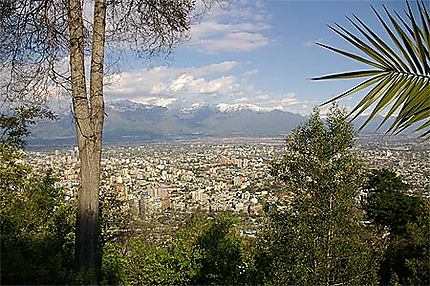Santiago, vue de Cerro San Cristobal