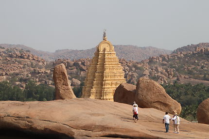 Hampi - Vue sur le Sree Virupaksha Temple