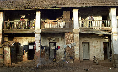 Maison d'Antsirabe et ses habitants