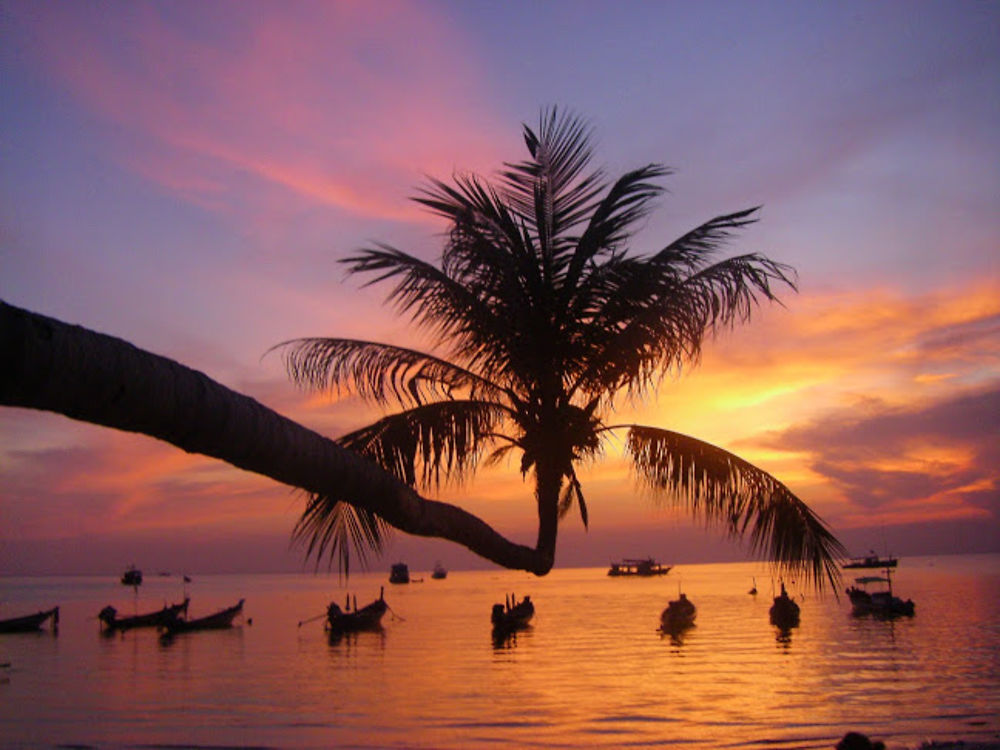 Coucher de soleil à Sairee Koh Tao