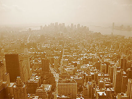 Sepia from Empire state building