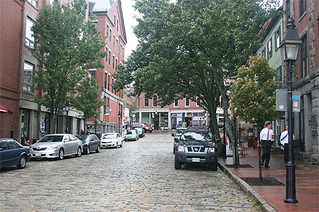 Une rue de Portland (Maine) Une rue de Portland (Maine)