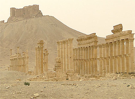 Château arabe vu de la colonnade