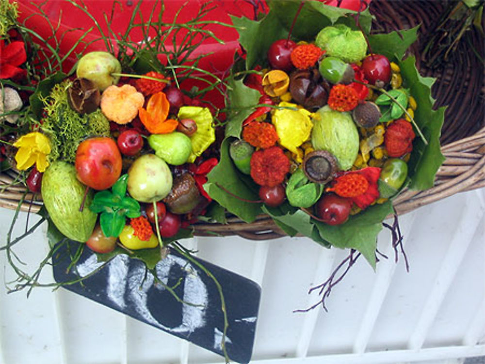 Fleurs au marché