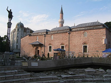 Plovdiv mosquée et stade antique