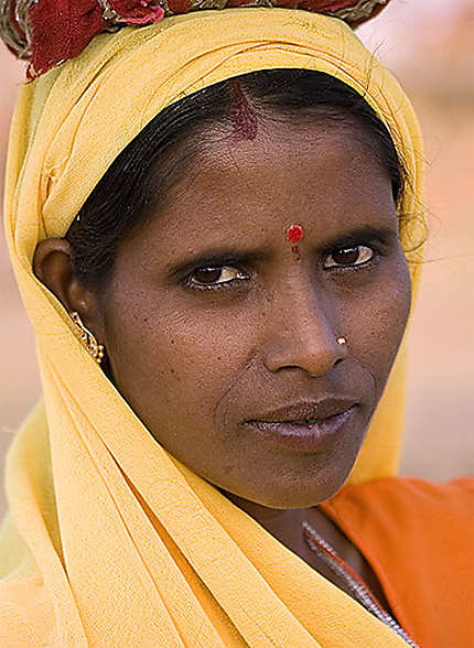 Femme à la foire de Pushkar