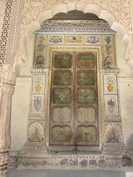 Magnifique porte de la Forteresse de Mehrangarh