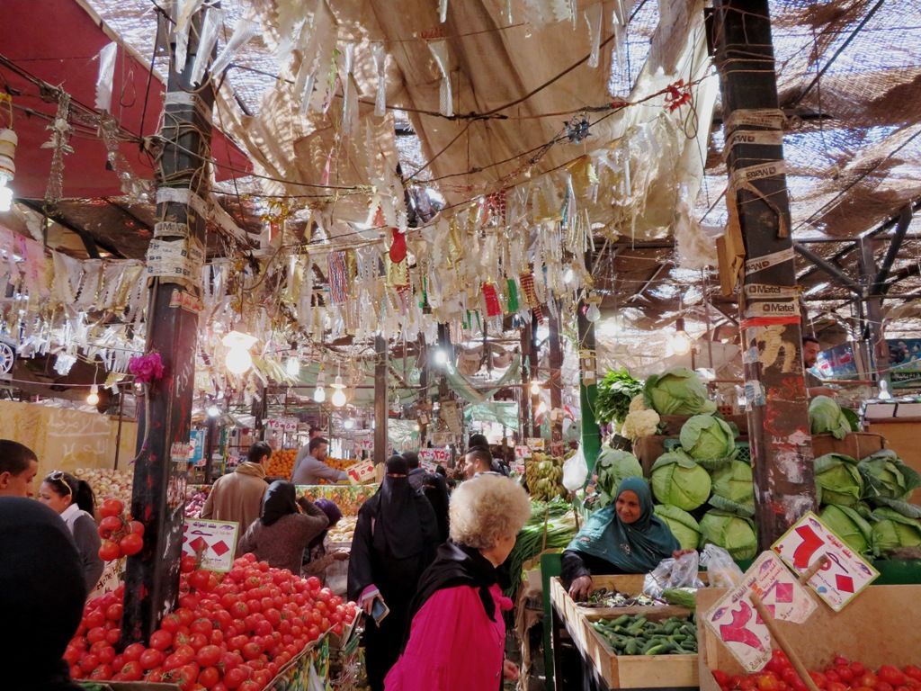 Le marché El-Dahar en Égypte