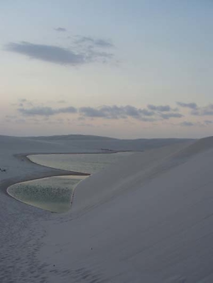 Piscines d'eau douce au milieu du désert