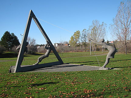 Sculptures de ciment à Rimouski