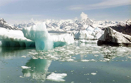 Icebergs Valdez Alaska