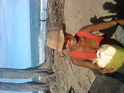 Vendeuse de noix de coco