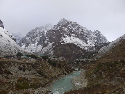 Himalaya depuis Mana, Badrinath