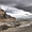 Mont Sain Michel à marée basse et ciel capricieux