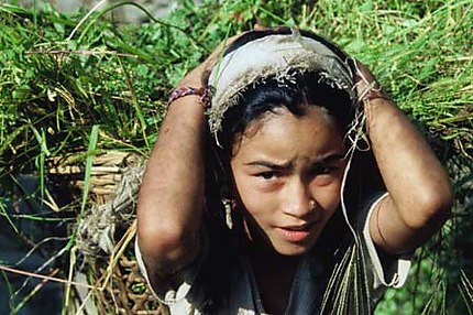 Jeune fille népalaise