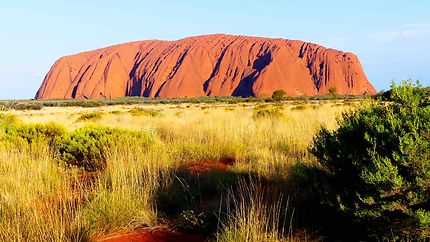 Coucher de soleil sur Uluru