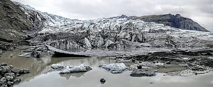 Flaajokull Glacier