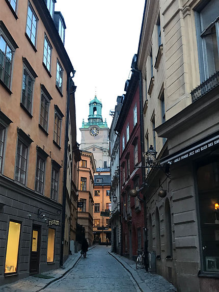 Ruelles du centre historique de Stockholm 