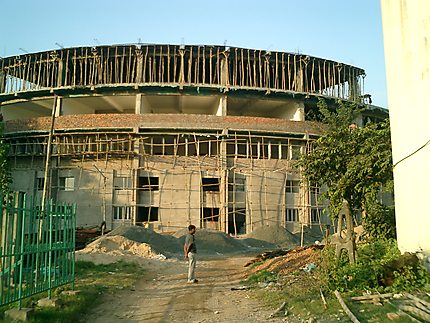 Bambou: le Campus de Rabindra Bharati University