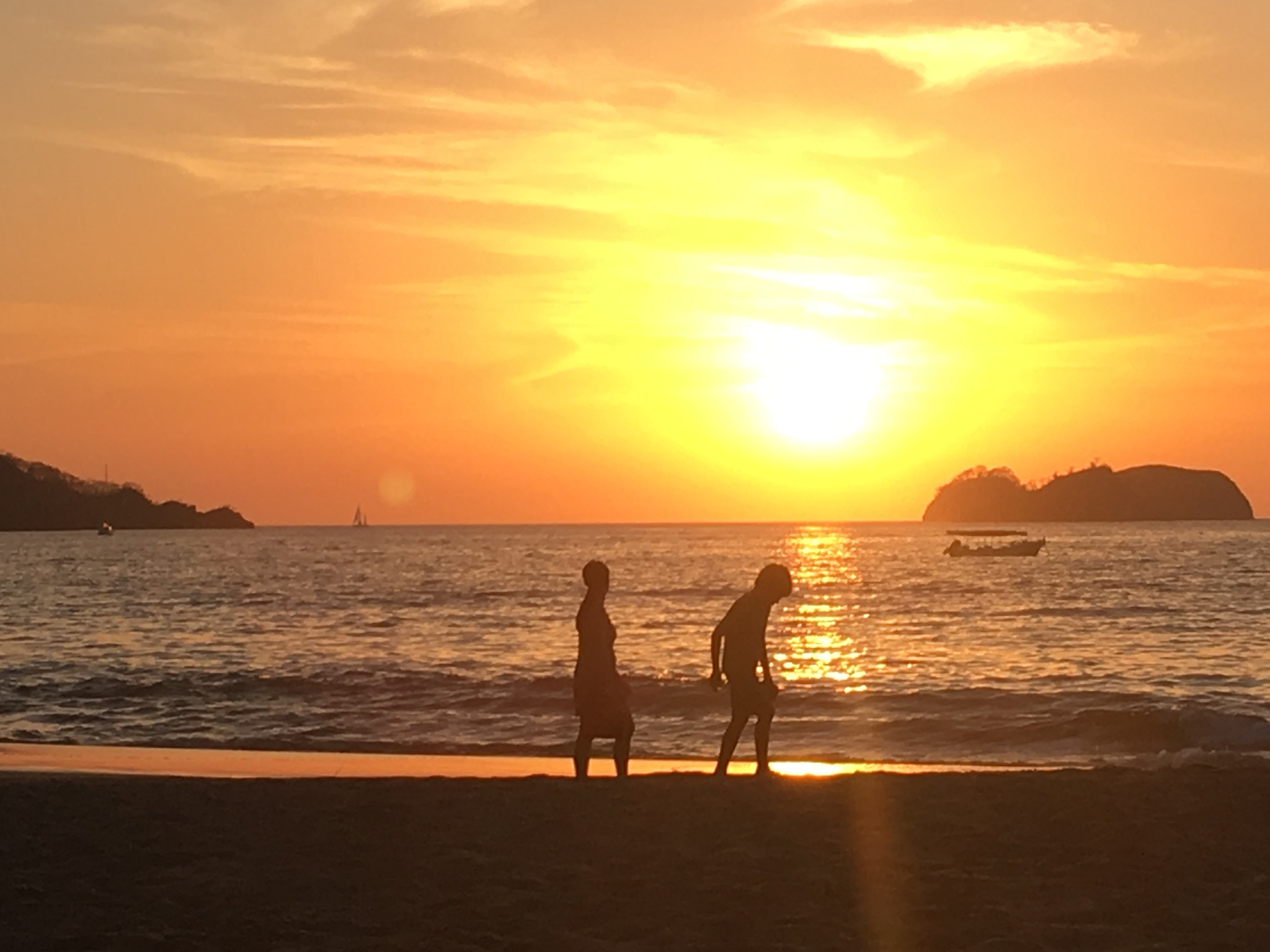 Coucher de soleil - Playa Hermosa - Costa Rica
