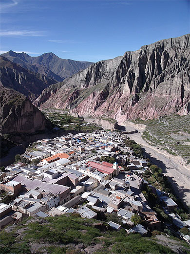 Iruya, vue d'en haut Iruya, vue d'en haut