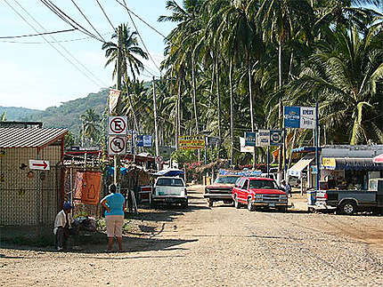 Chacala, rue principale