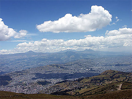 Quito vue d'en haut