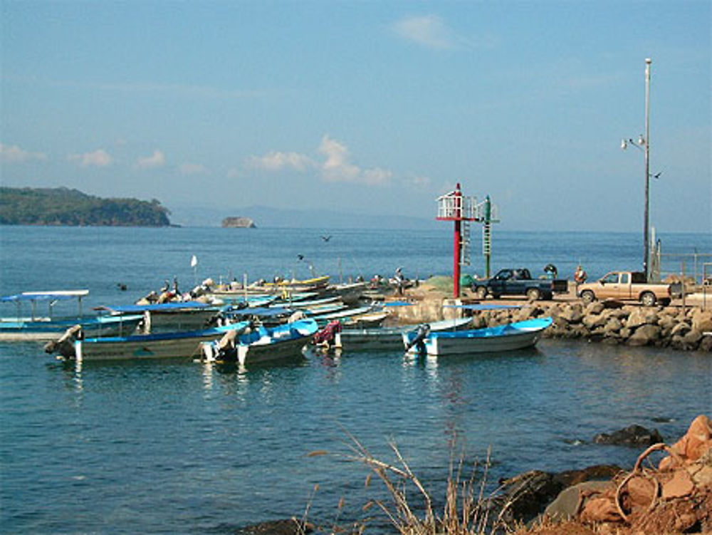 Chacala, le quai des pêcheurs