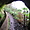 Vue à la sortie d'un tunnel de la Caldeirao Verde 