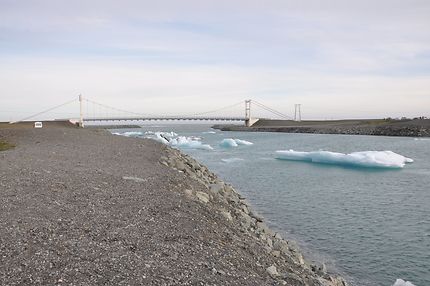 Les icebergs en Islande, ici à Jökulsarlón