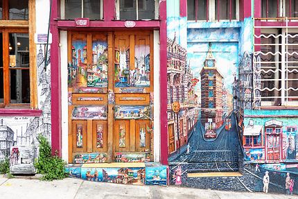 Valparaiso et ses maisons colorées