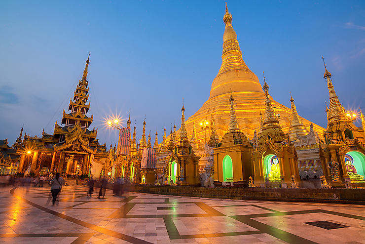 Yangon et la pagode Shwedagon (Birmanie)