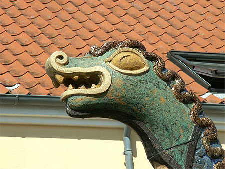 Fåborg - tête de dragon de bâteau viking Fåborg - tête de dragon de bâteau viking